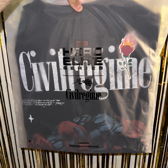 CIVIL REGIME X DARC SPORT X MARVEL DEADPOOL (ONLY 500 MADE) SHIRT - Picture 4 of 5